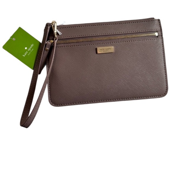 525. Kate Spade Laurel Way Saffiano Leather Tinie Wristlet‎ in Cityscape NWT